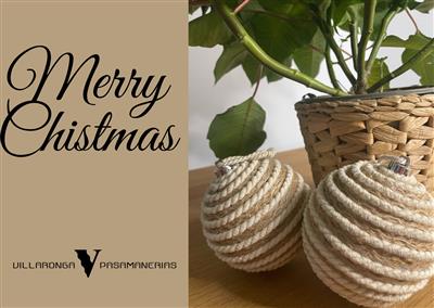 Villaronga Pasamanerias wishes you Merry Chistmas